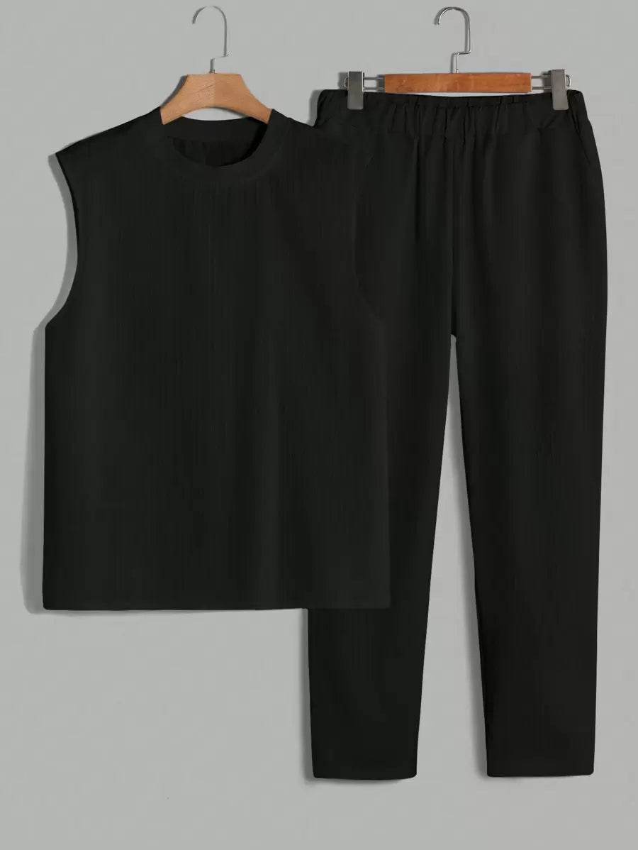 Men’s Sleeveless Summer Set – Lightweight & Breathable
