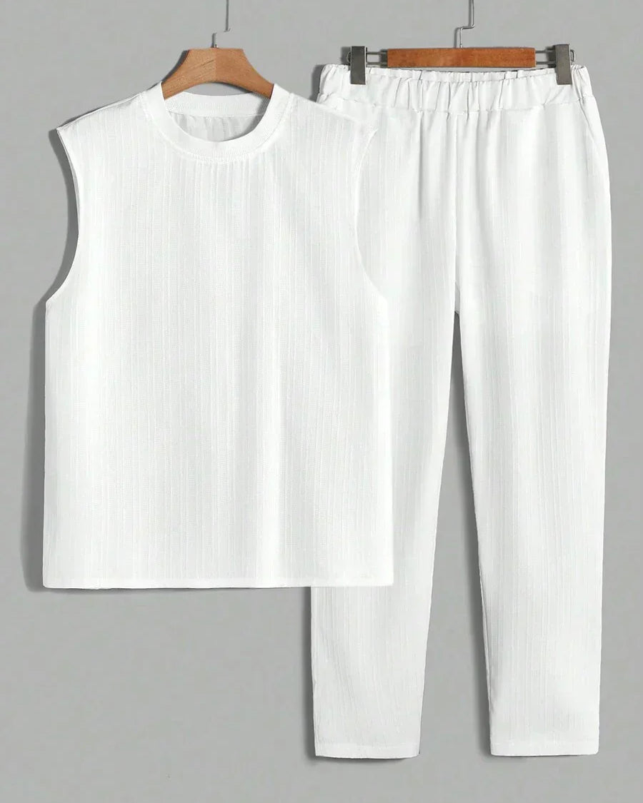 Men’s Sleeveless Summer Set – Lightweight & Breathable
