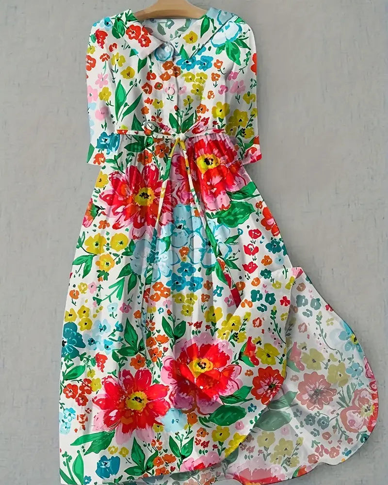 Colette | Bright and Colorful Floral Dress