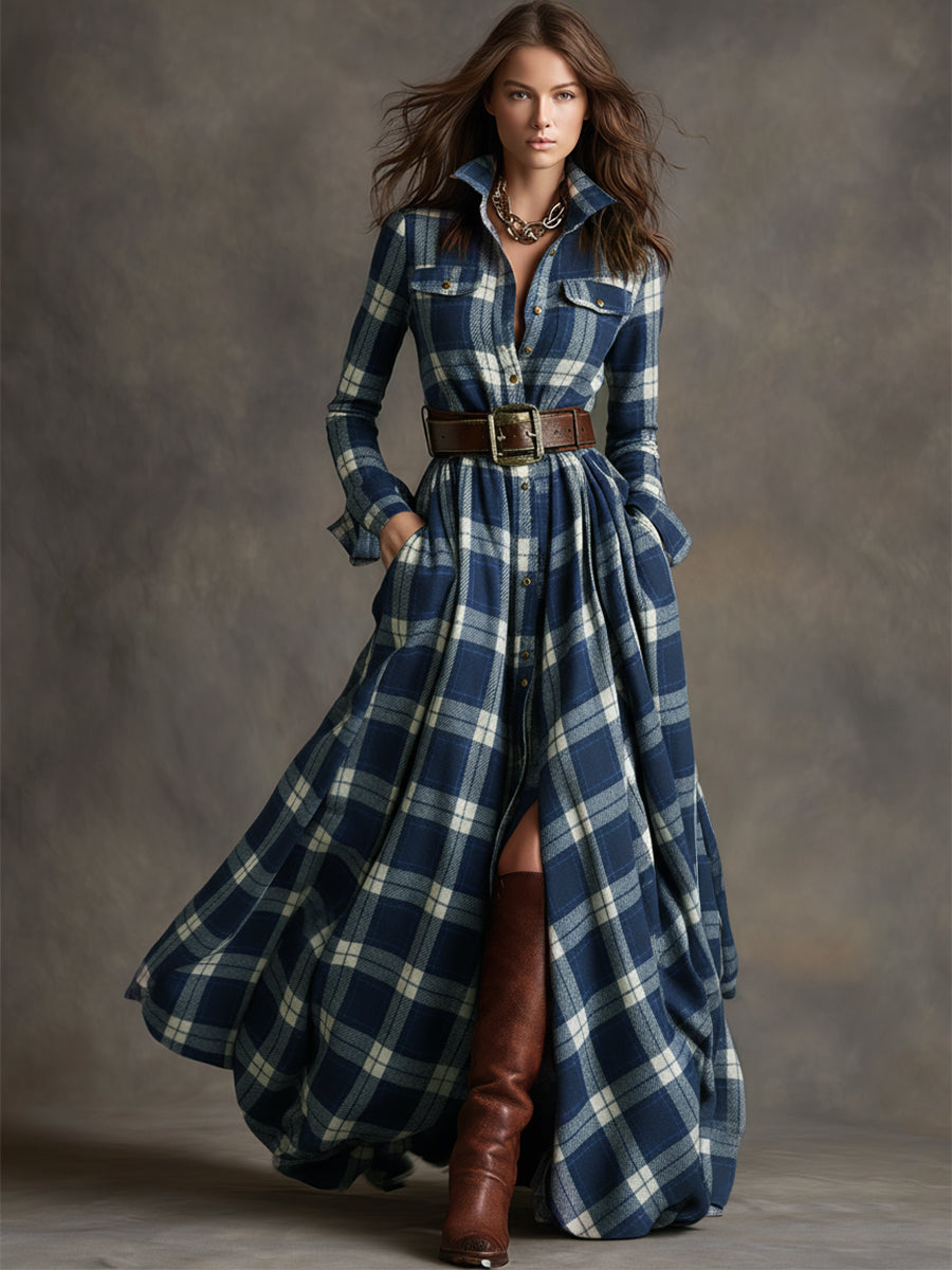 Hanna | Retro Maxi Dress