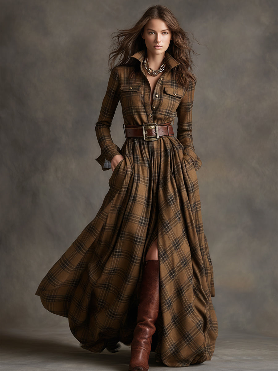 Hanna | Retro Maxi Dress
