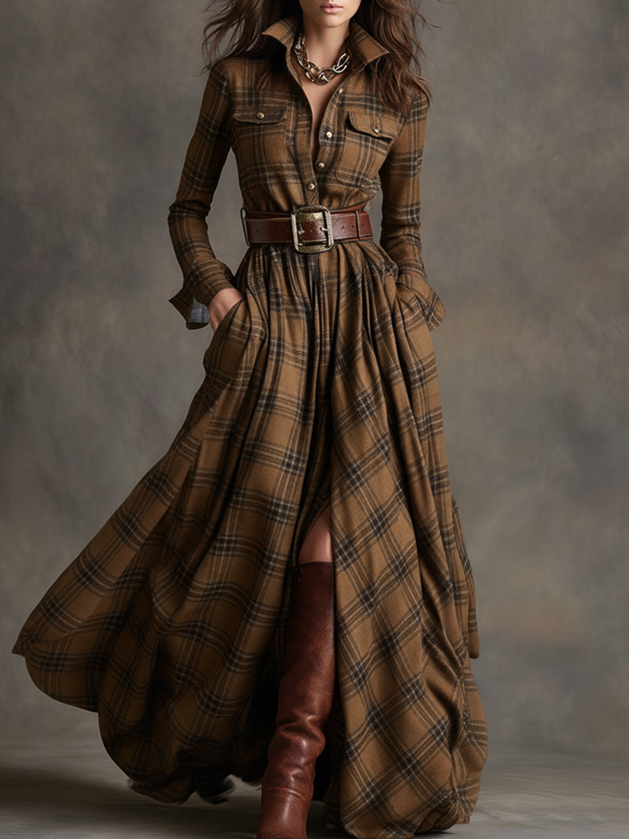 Hanna | Retro Maxi Dress