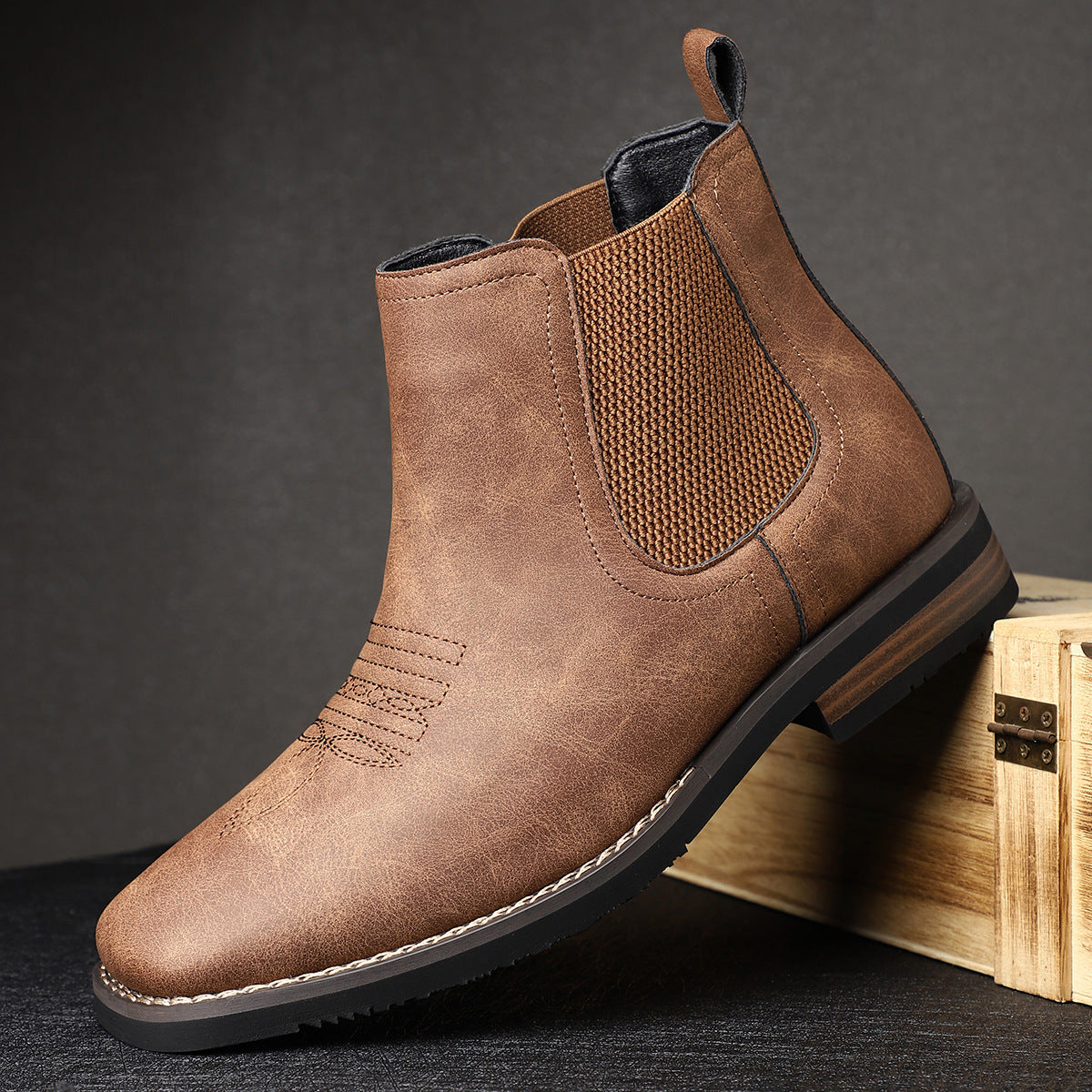 Men’s Classic Chelsea Leather Boots