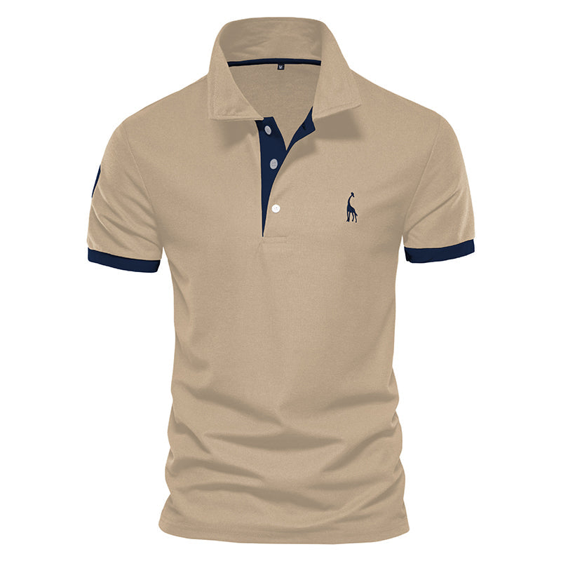 Men’s Classic Polo Shirt with Contrast Trim