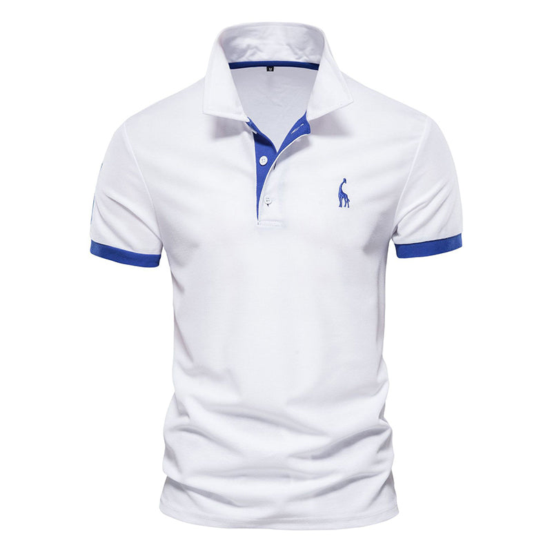 Men’s Classic Polo Shirt with Contrast Trim