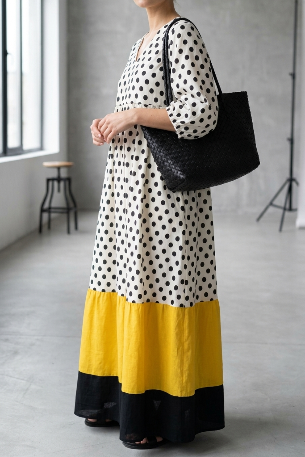 Elegant Printed Dress Anna