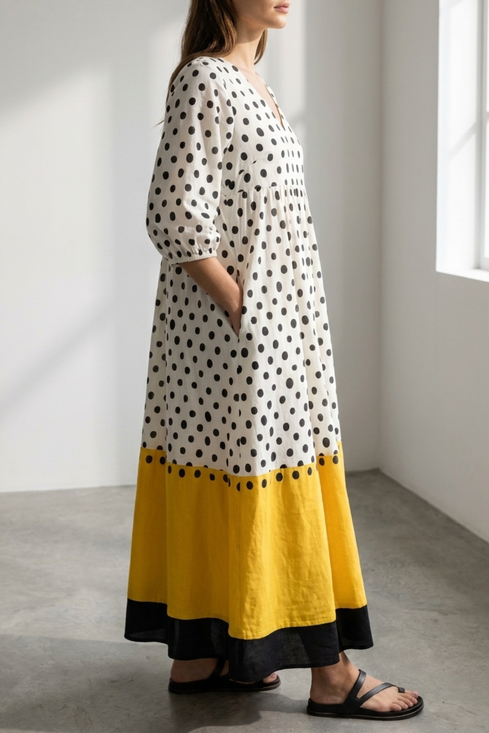 Elegant Printed Dress Anna