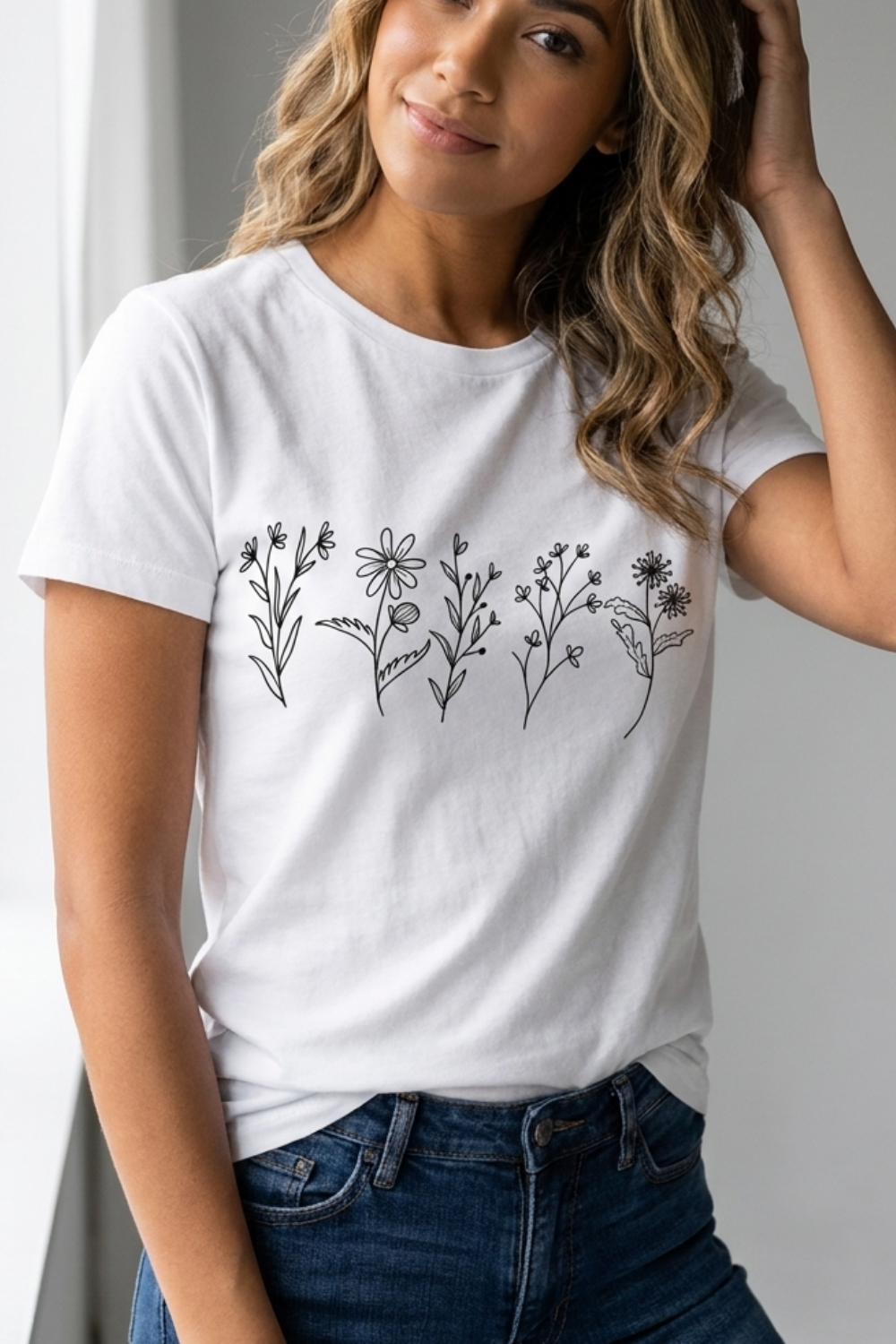 Casual Floral Print T-Shirt