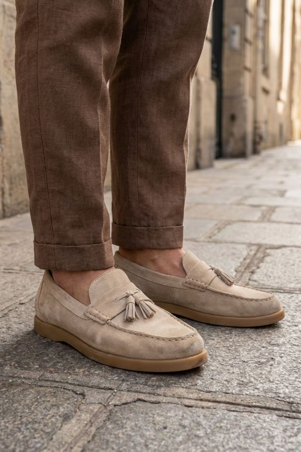 Men's Loafers with Tassel Slip-On Moccasins