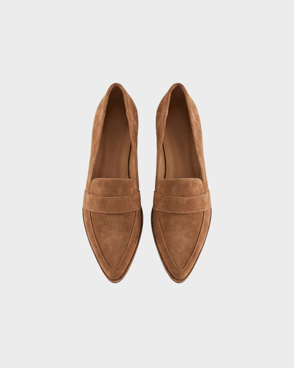 Penny Loafer Women’s Pointed Suede – Elegant Slippers with Heel