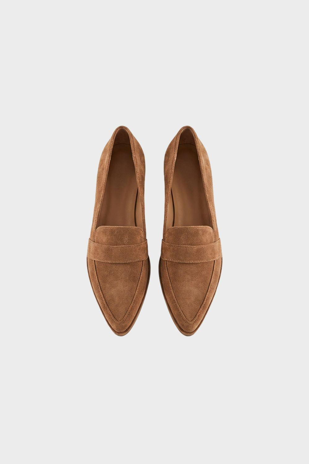 Penny Loafer Women’s Pointed Suede – Elegant Slippers with Heel