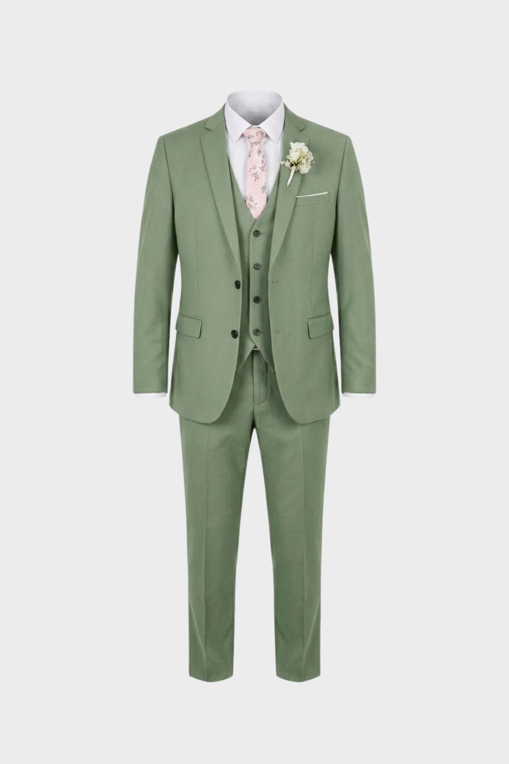 Men's 3-Piece Suit with Vest