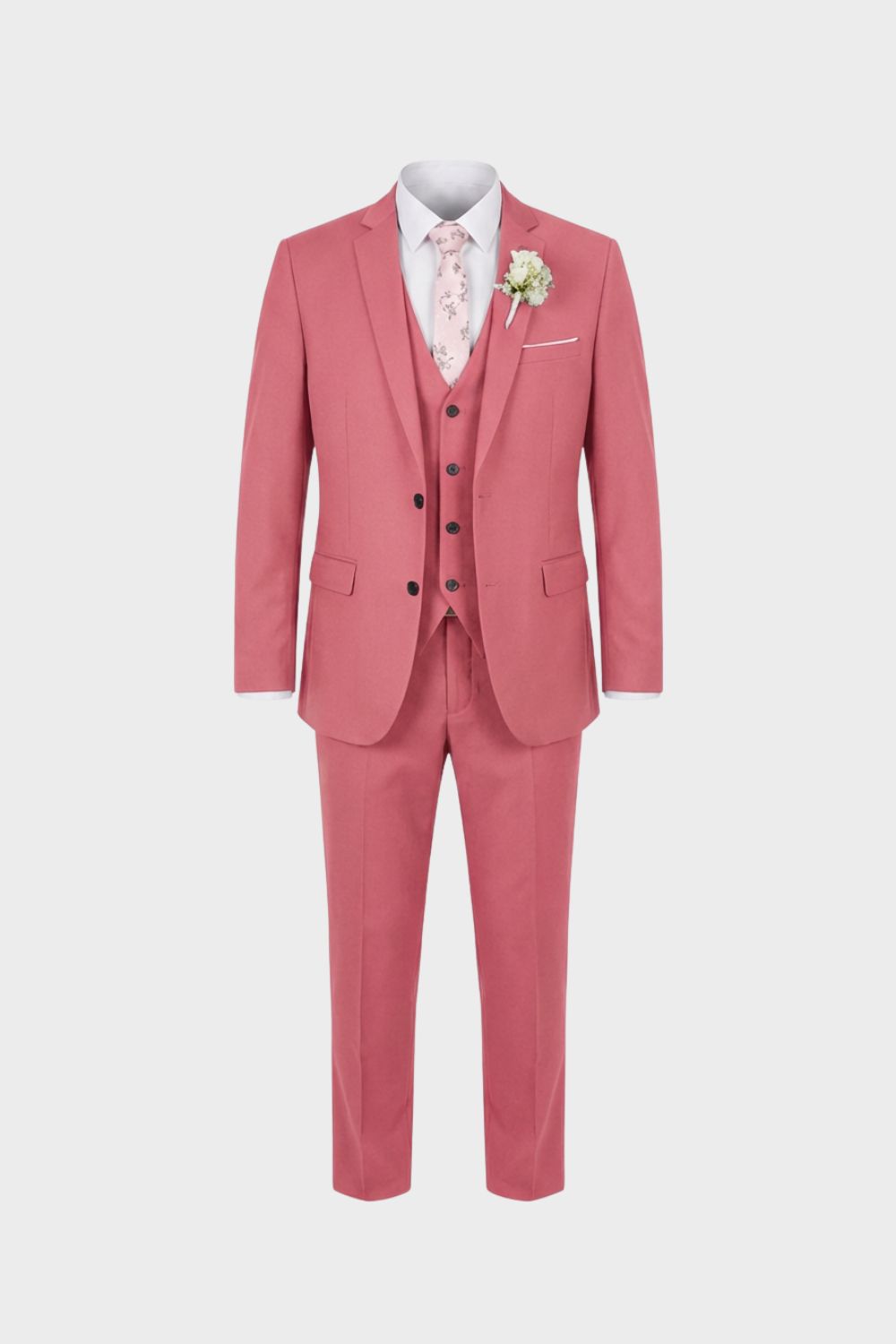 Men's 3-Piece Suit with Vest
