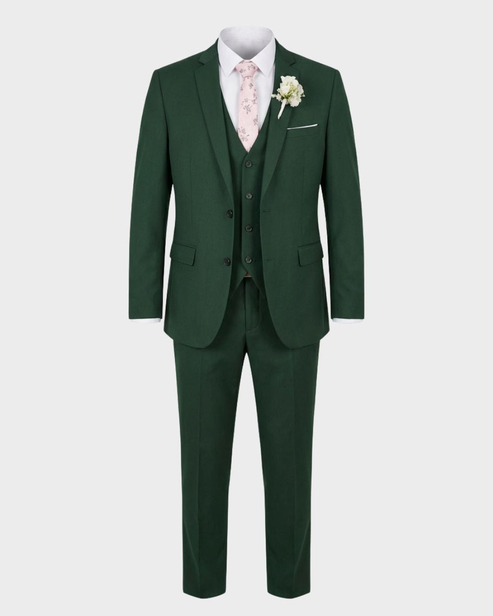 Men's 3-Piece Suit with Vest