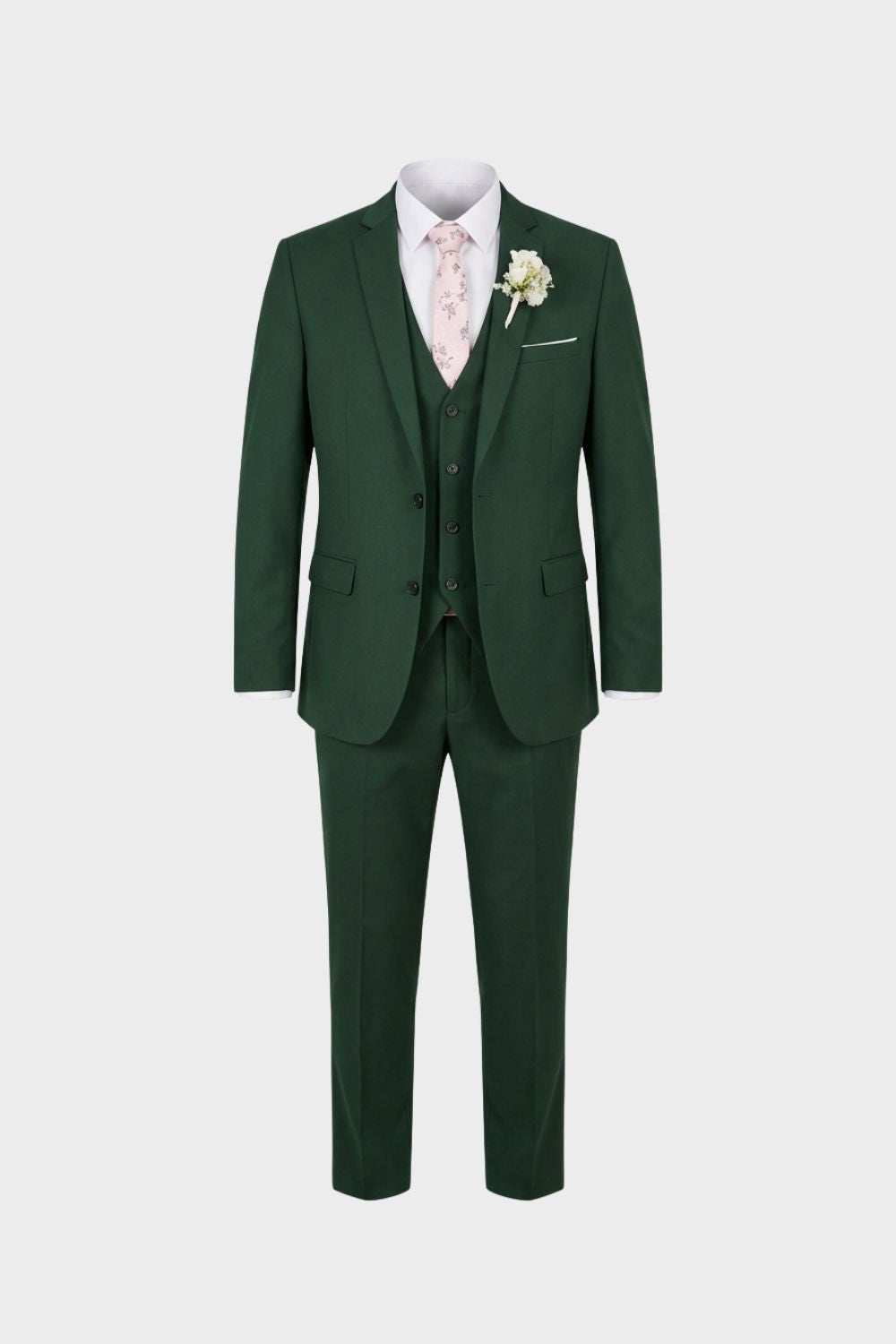 Men's 3-Piece Suit with Vest