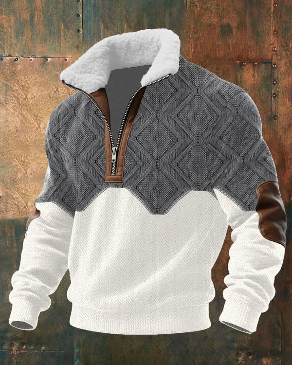 Ettiene | Fleece Golf with Zipper and High Collar