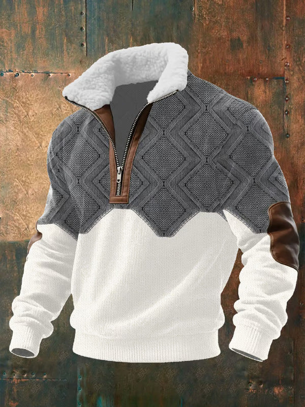 Ettiene | Fleece Golf with Zipper and High Collar