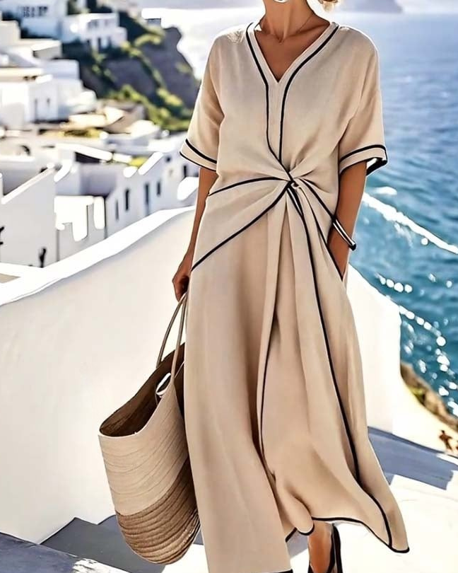 Moria™ - Elegant Dress with Flattering Waist and Festive Chic