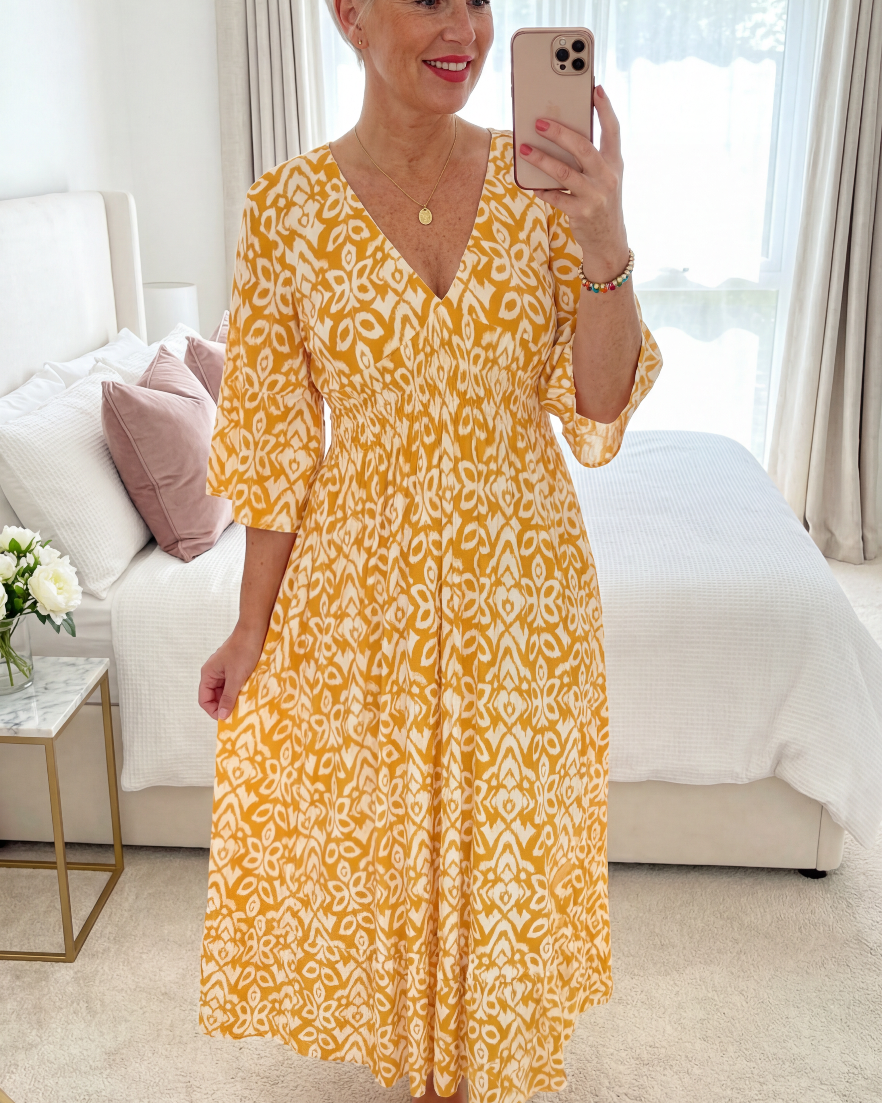 Bohemian Midi Dress by Selene