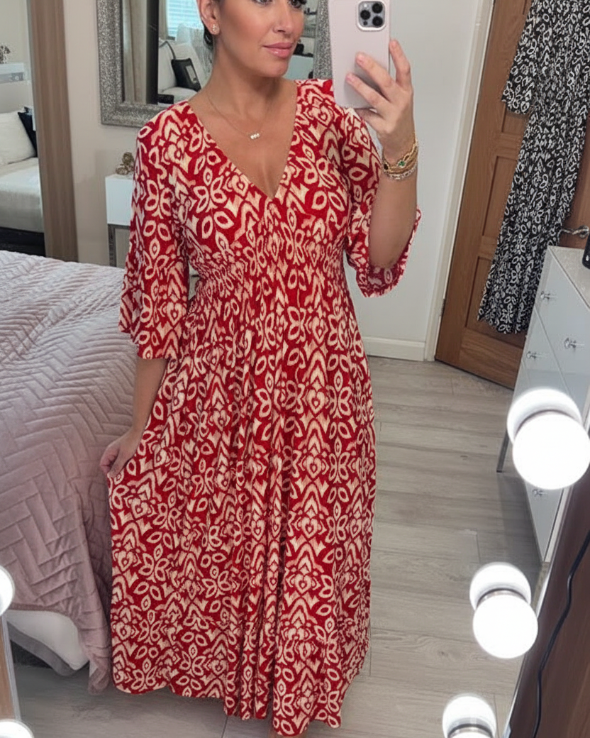 Bohemian Midi Dress by Selene