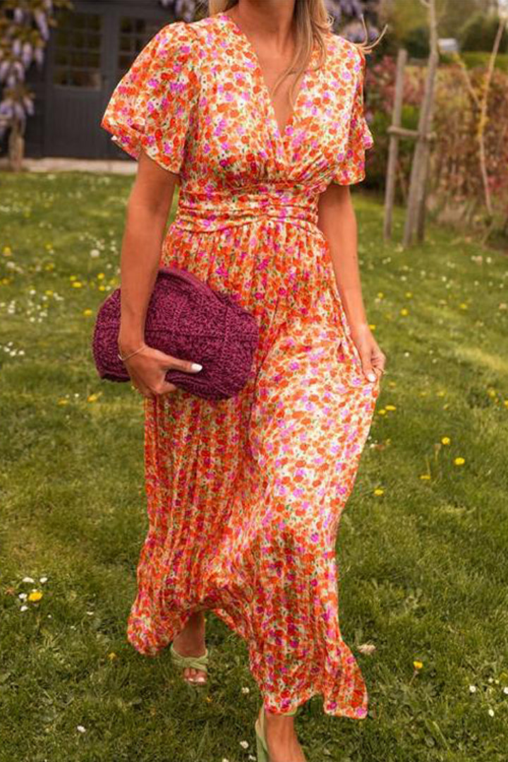 Lyra | Floral Elegance Maxi Dress