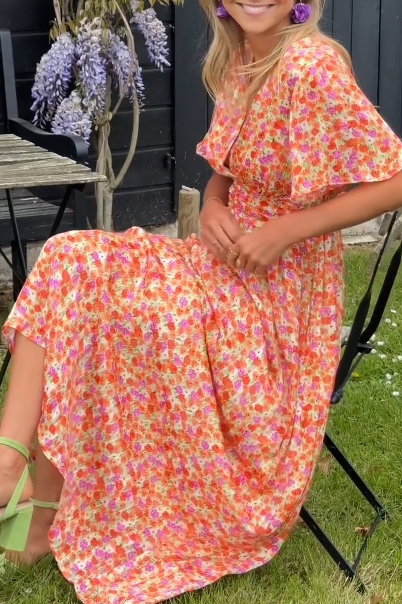 Lyra | Floral Elegance Maxi Dress