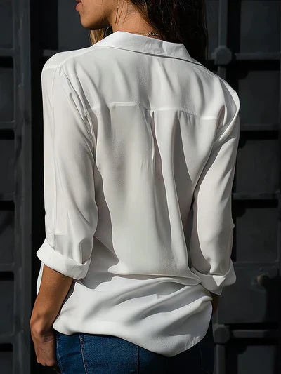 Women’s Classic Button-Up Casual Blouse