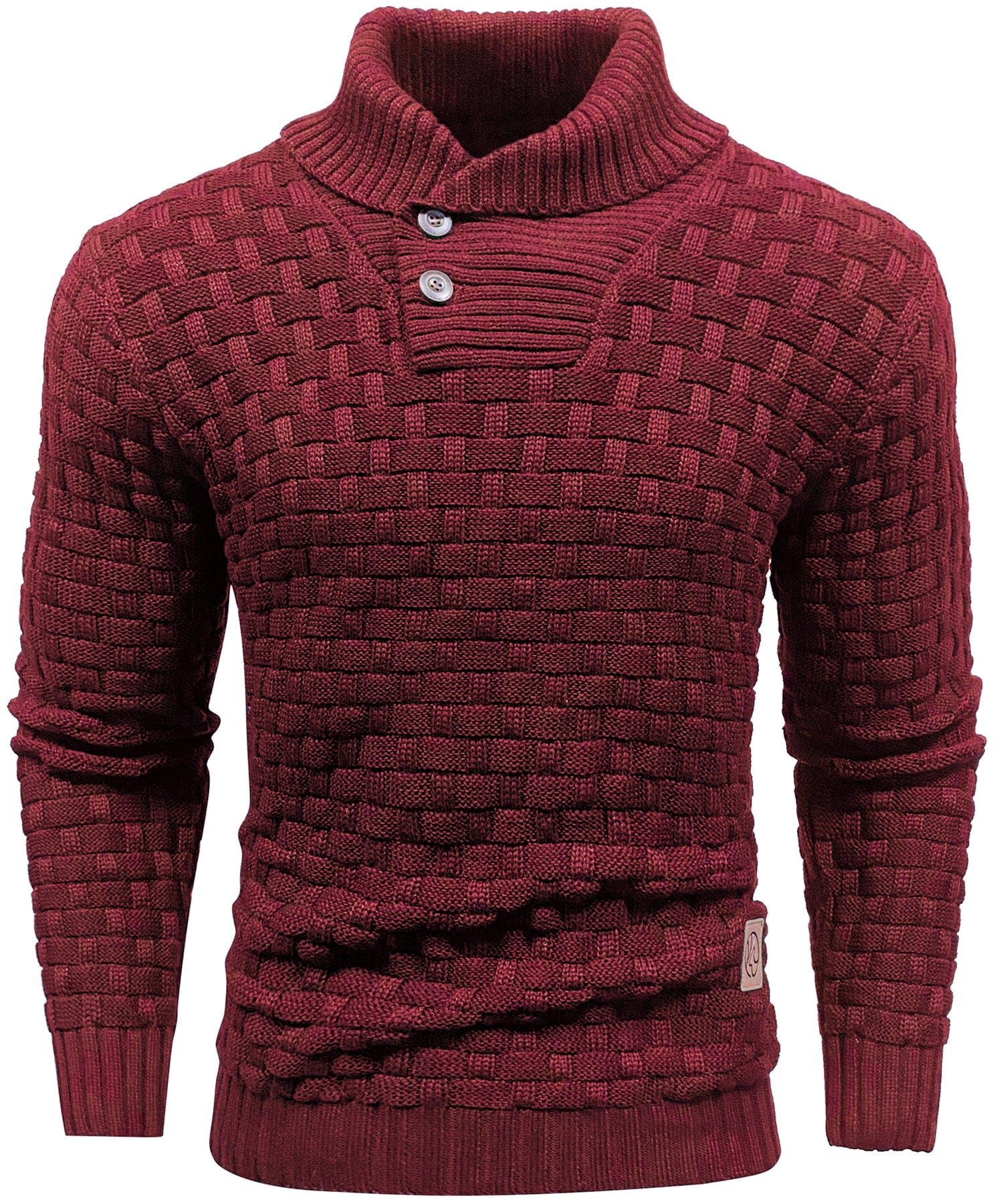 Men's Sweater | Thick Sweater with Collar and Buttons