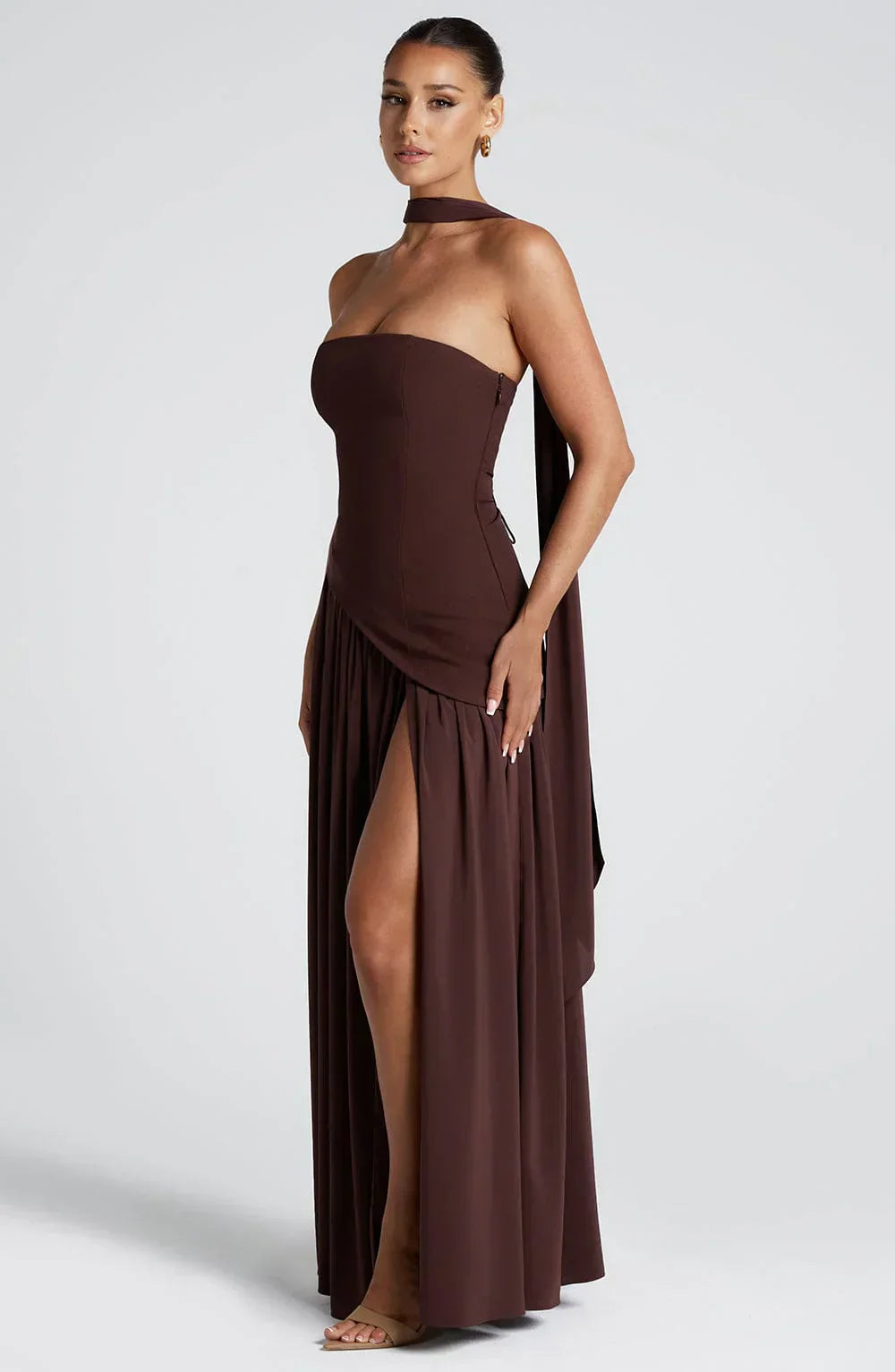 Rhoda | Sculptural Romance Maxi Gown