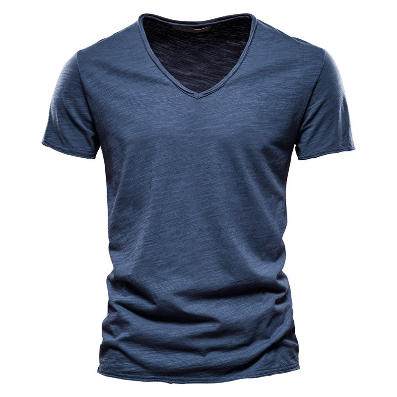 Men’s Casual V-Neck Short Sleeve T-Shirt