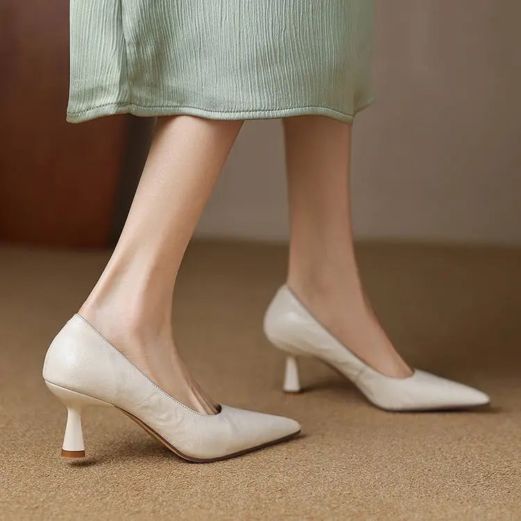 Avero Genuine Leather Heels