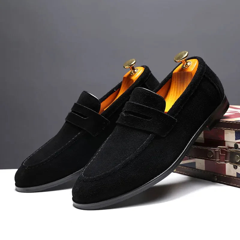 Men's suede loafers – elegant fit, lightweight sole & timeless style