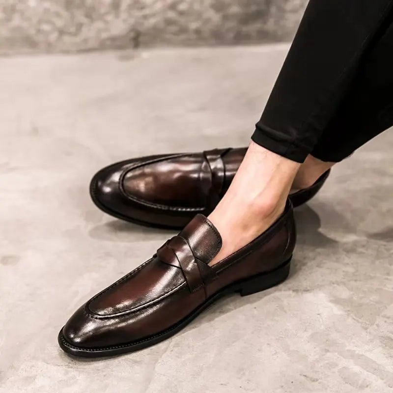 Men's Loafer in Leather Look – Slip-on, Comfort Sole & Timeless Design for Spring & Summer