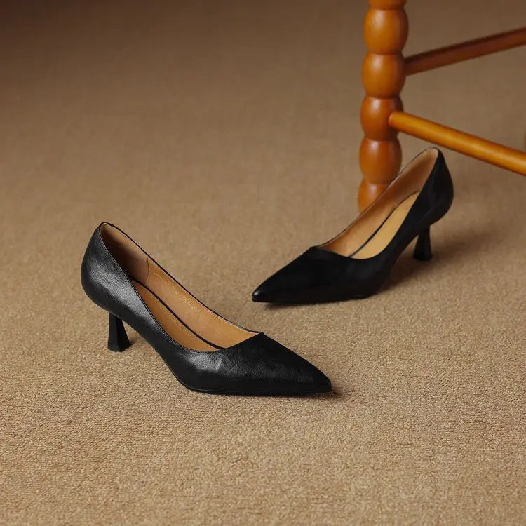 Avero Genuine Leather Heels