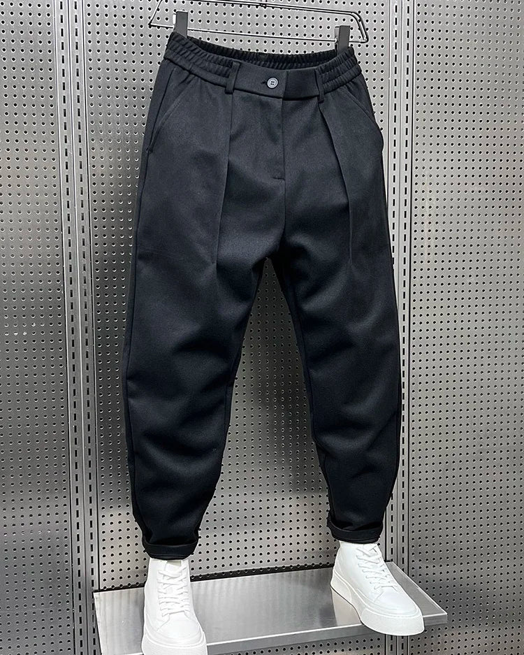 Marcin | Elegant Melange Effect Pants