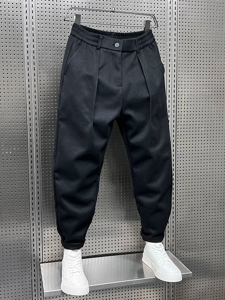 Marcin | Elegant Melange Effect Pants