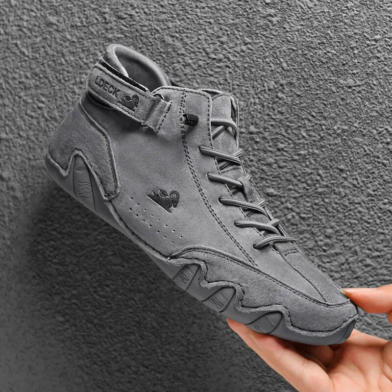 Men’s Casual Lace-Up Ankle Sneakers