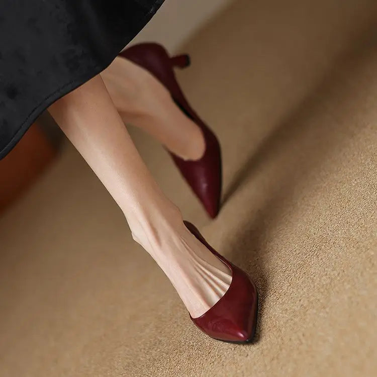 Avero Genuine Leather Heels