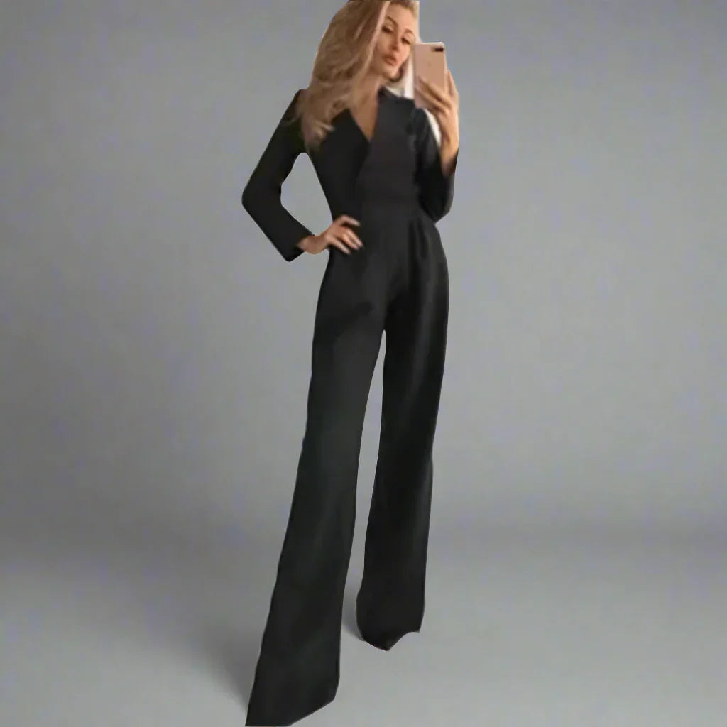 Women’s Elegant Wrap Style Jumpsuit