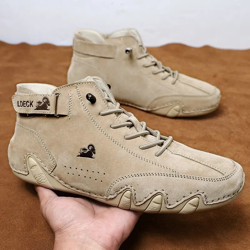 Men’s Casual Lace-Up Ankle Sneakers