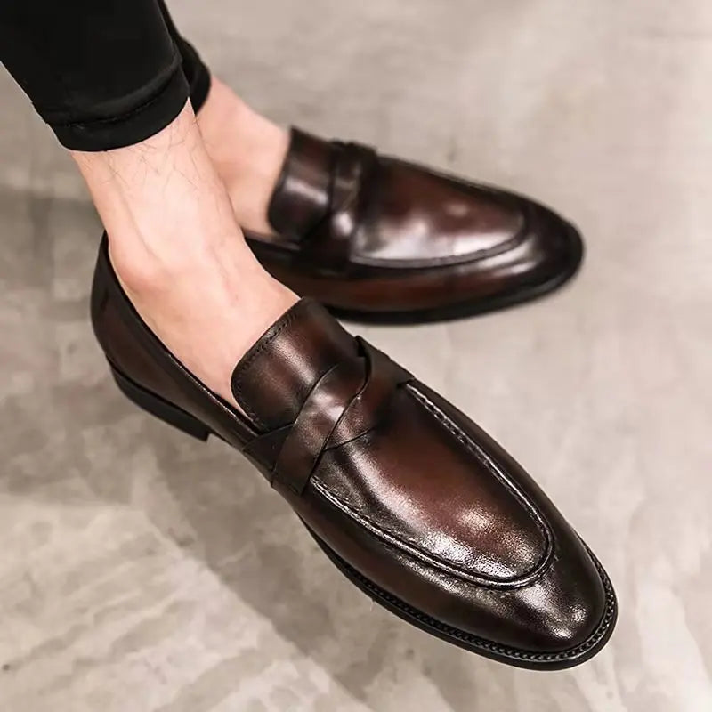 Men's Loafer in Leather Look – Slip-on, Comfort Sole & Timeless Design for Spring & Summer
