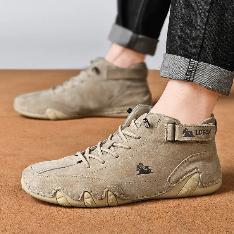 Men’s Casual Lace-Up Ankle Sneakers