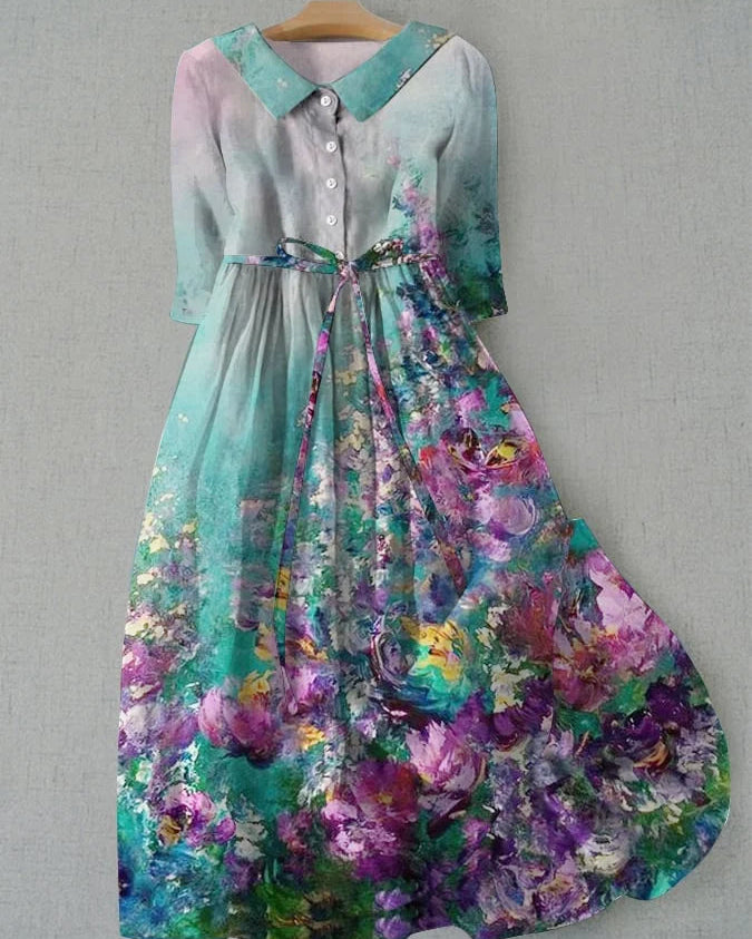 Tessa | Artistic Floral Dress