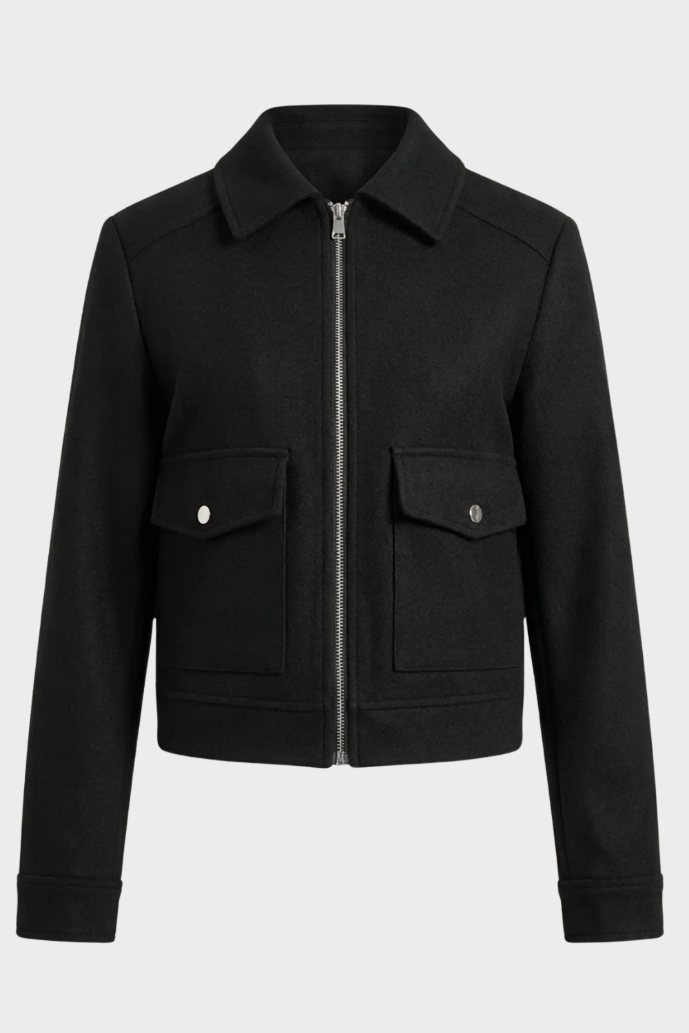 Blair | Women's Cropped Zip Up Bomber Jacket