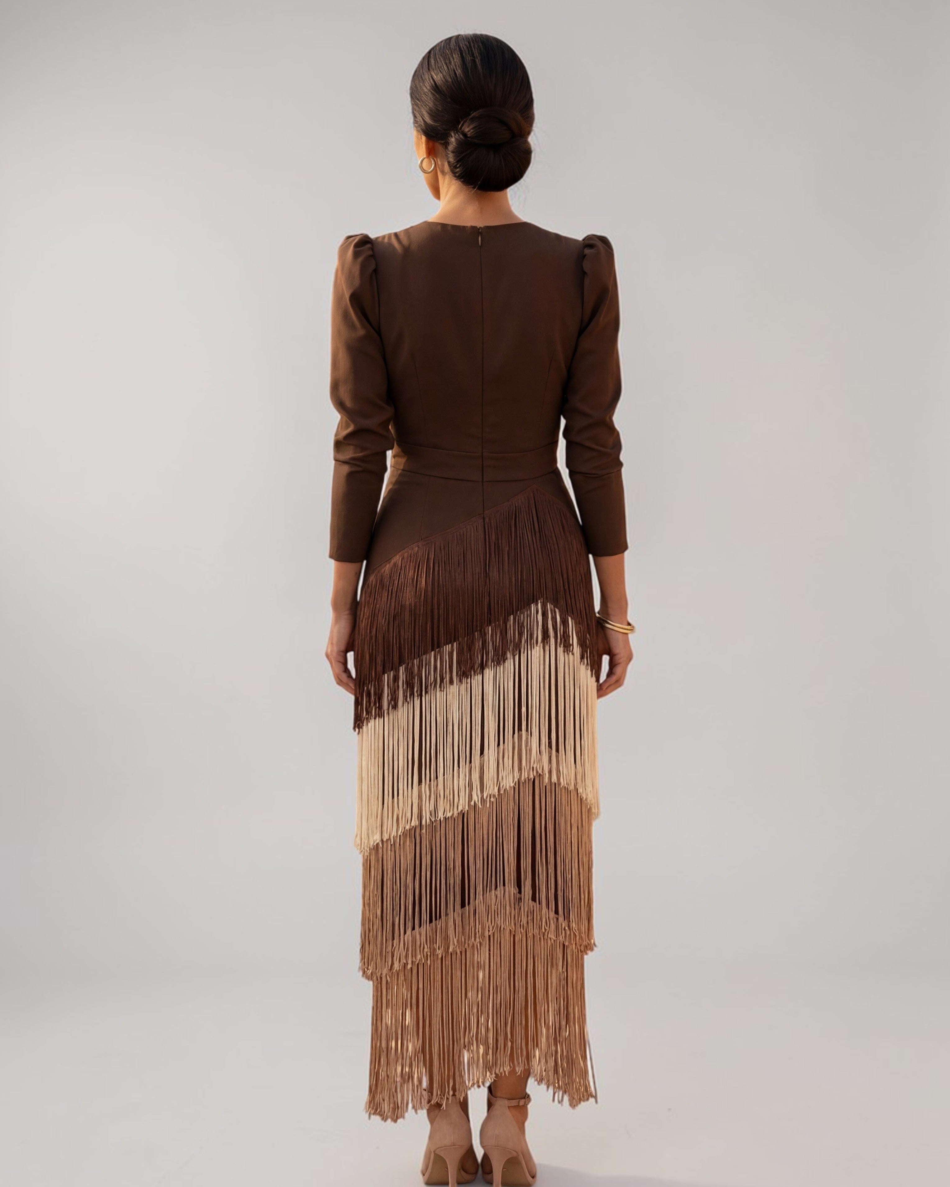 Sofia | Elegant Fringe Dress
