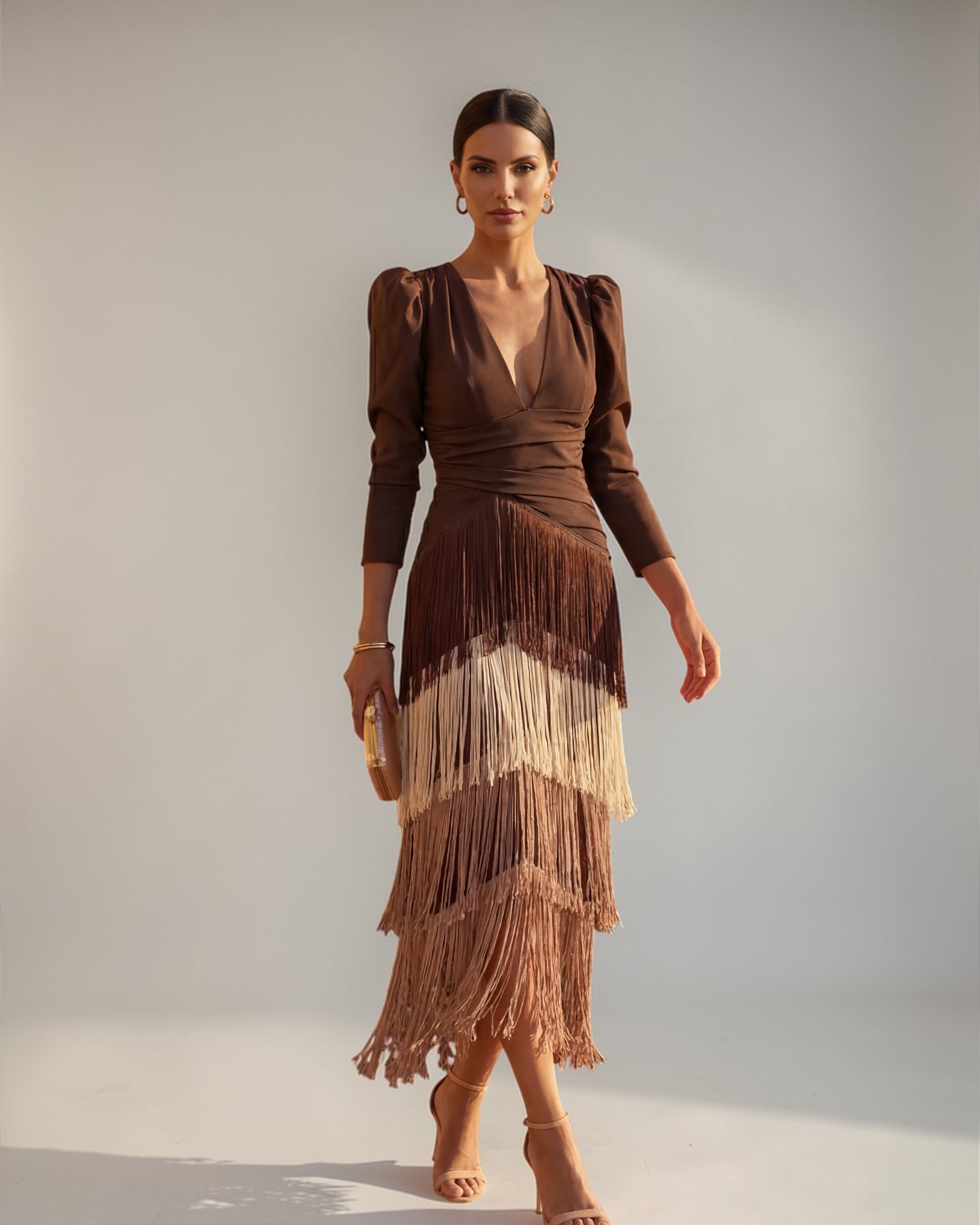 Sofia | Elegant Fringe Dress