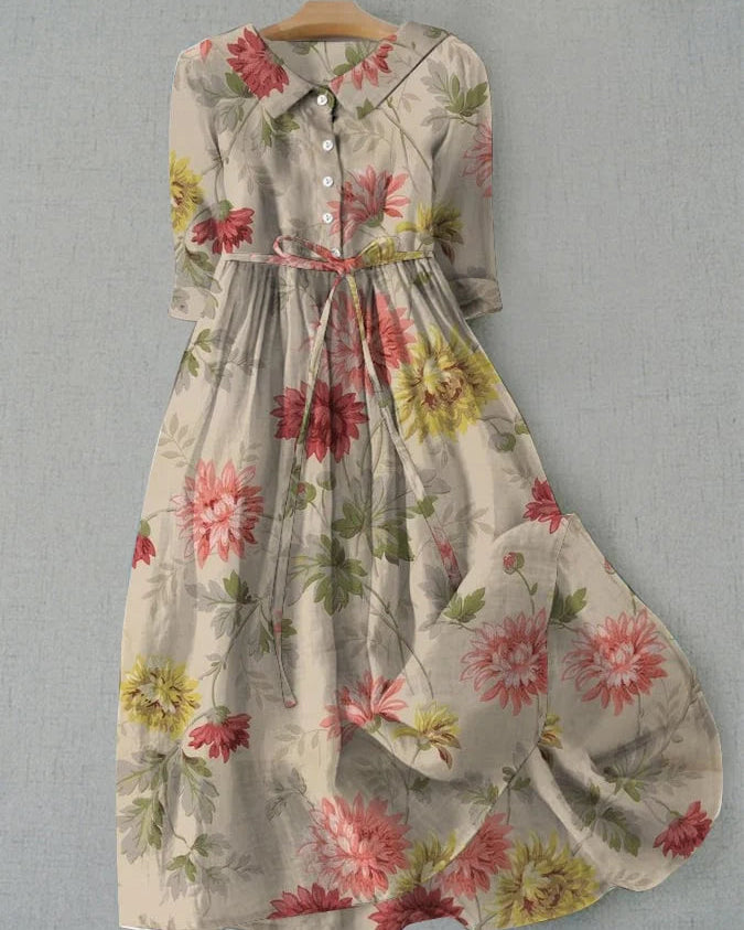 Estelle | Delicate dress with wildflowers