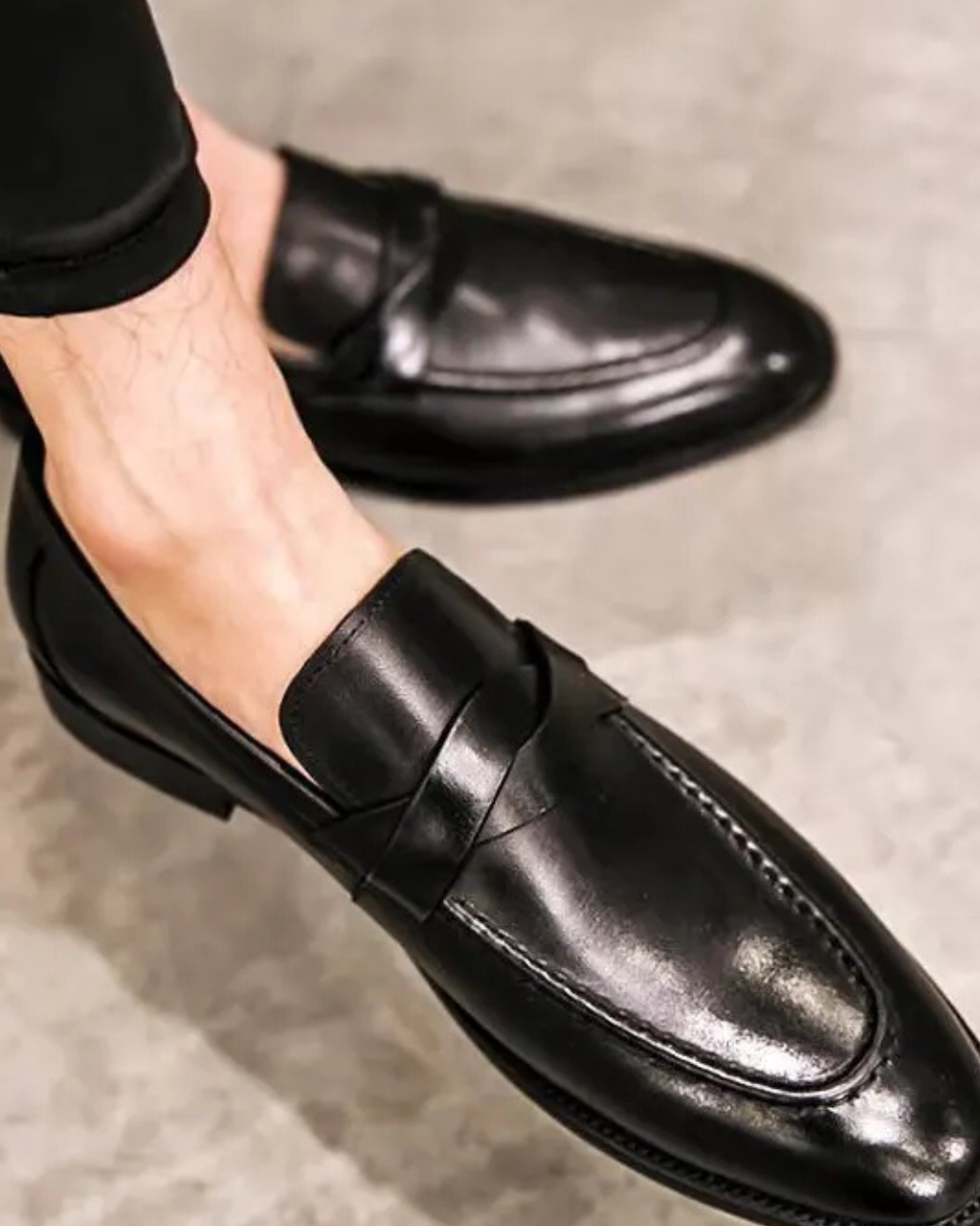 Men's Loafer in Leather Look – Slip-on, Comfort Sole & Timeless Design for Spring & Summer