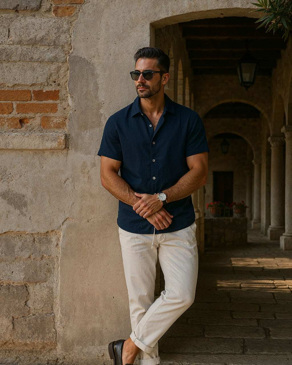 Men’s Summer Set – Loose Shirt, Breathable & Casual Fit