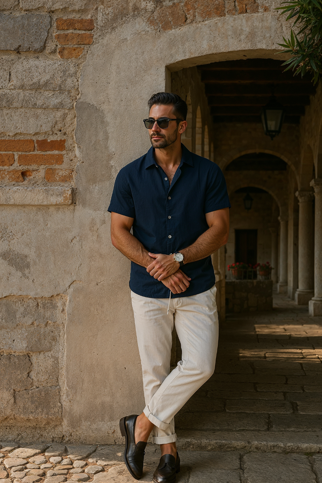 Men’s Summer Set – Loose Shirt, Breathable & Casual Fit